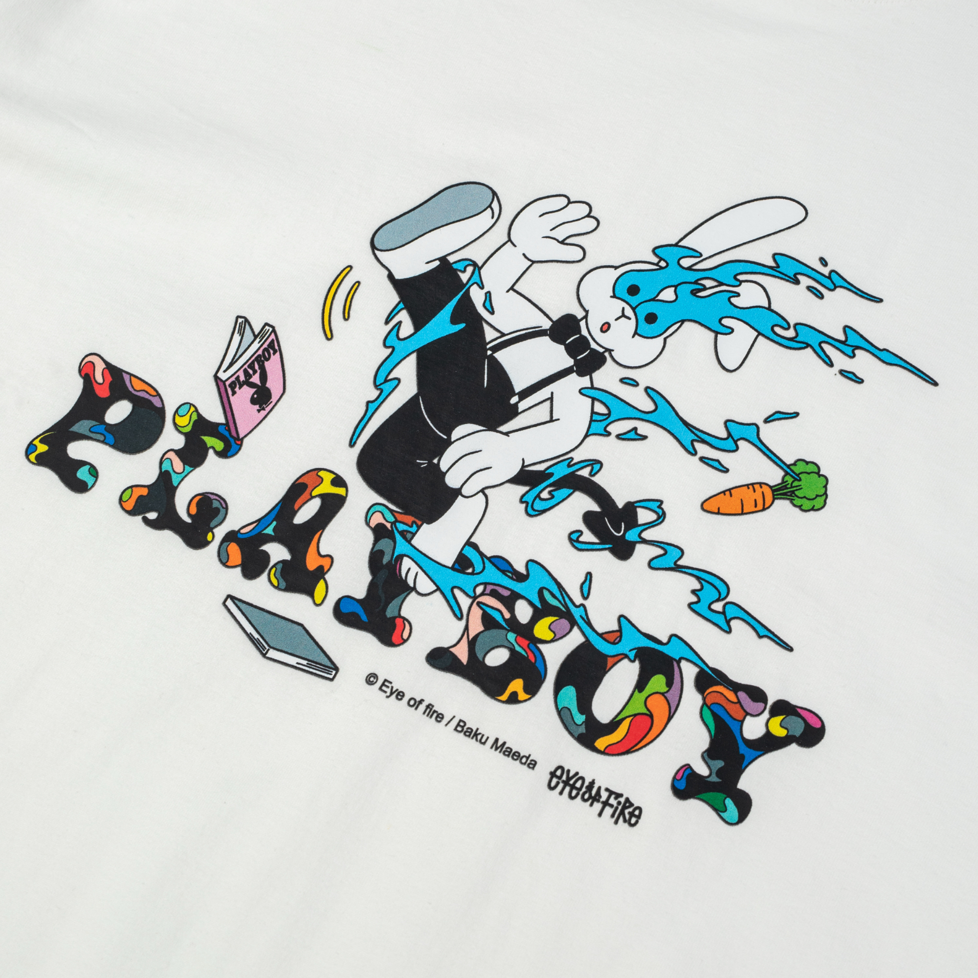 【現貨】 PLAYBOY X FILTER017® feat. Baku Maeda Slide Tee / 滑兔圖像短T