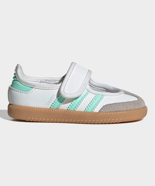 Adidas Samba Jane I 日本新款 薄荷綠 魔鬼氈 瑪莉珍 小童 中童 童鞋 JP9542