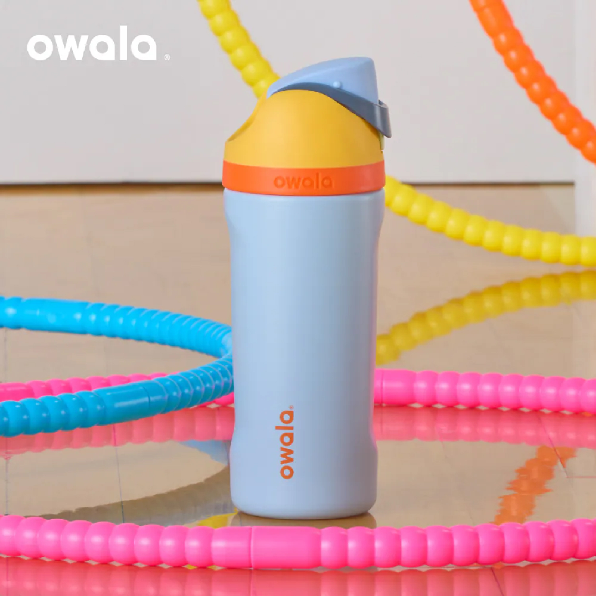 Owala® FreeSip 480ml / 16oz 不鏽鋼吸管保溫瓶