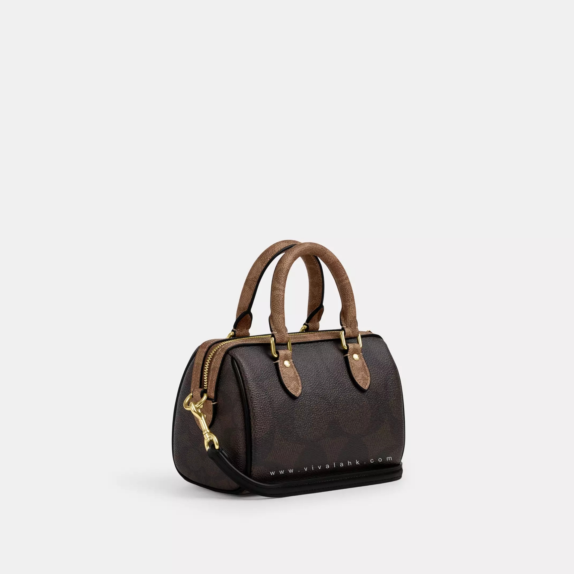 Coach - Mini Rowan 手提+斜孭多用袋 (拼色C字暗花) (CAB16)