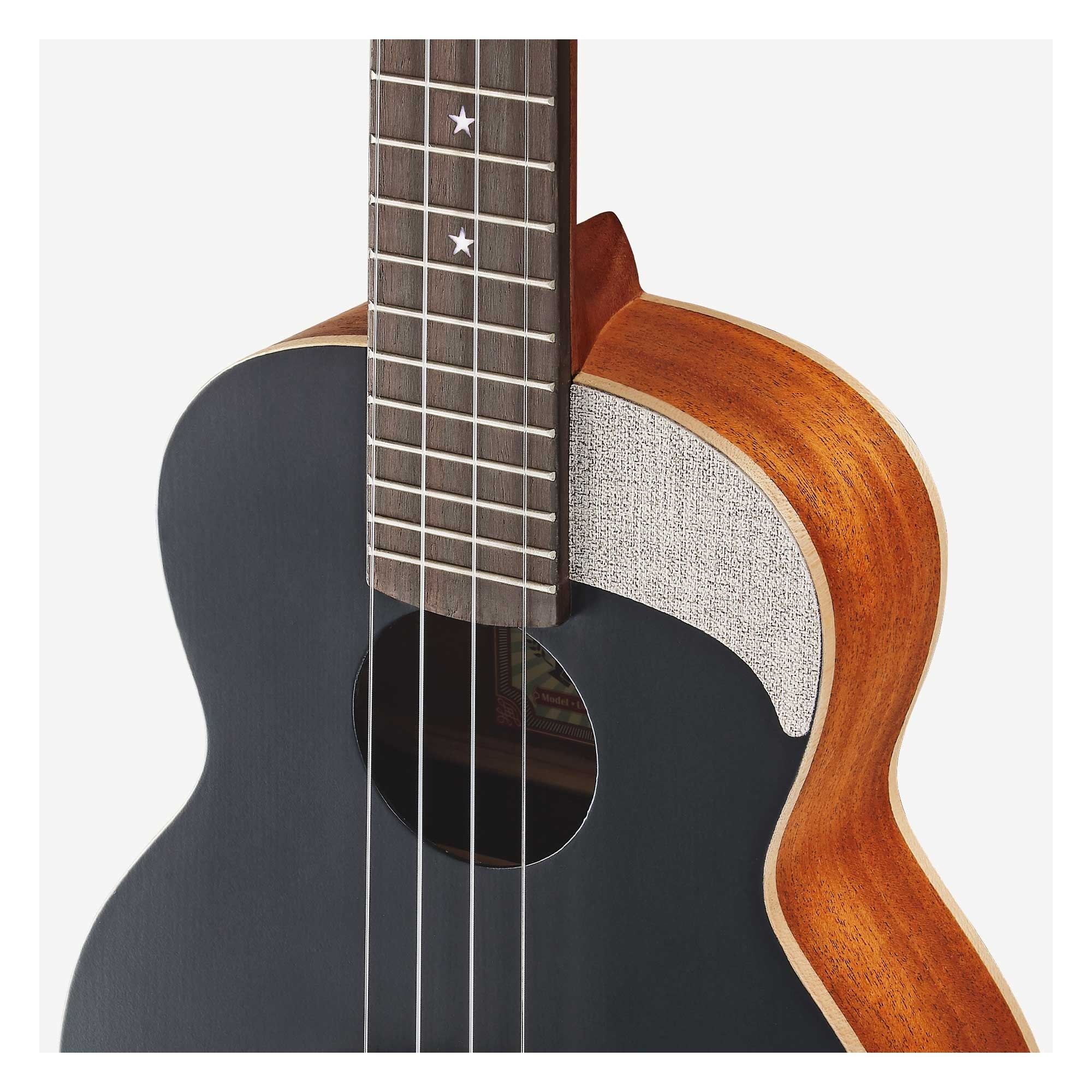 aNueNue aNueNue 彩虹人 烏克麗麗 UC10-BB 23吋 暗夜黑 雲杉木/桃花心木 面單板 色彩系列 第 6 張圖片｜三峽烏克麗麗