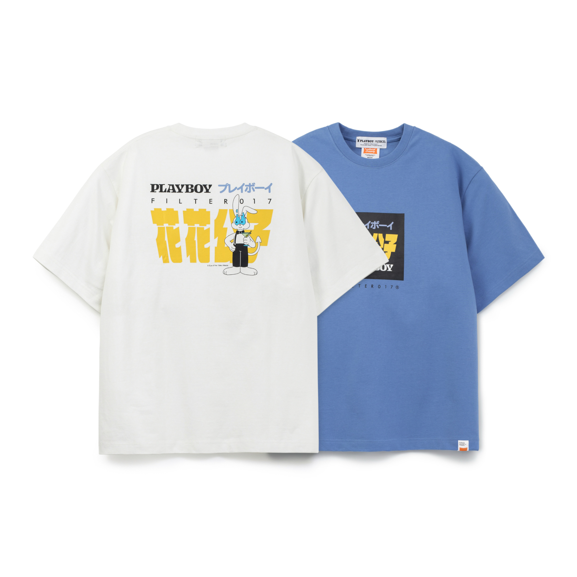 【現貨】 PLAYBOY X FILTER017® feat. Baku Maeda Playboy Tee / 花花公子短T