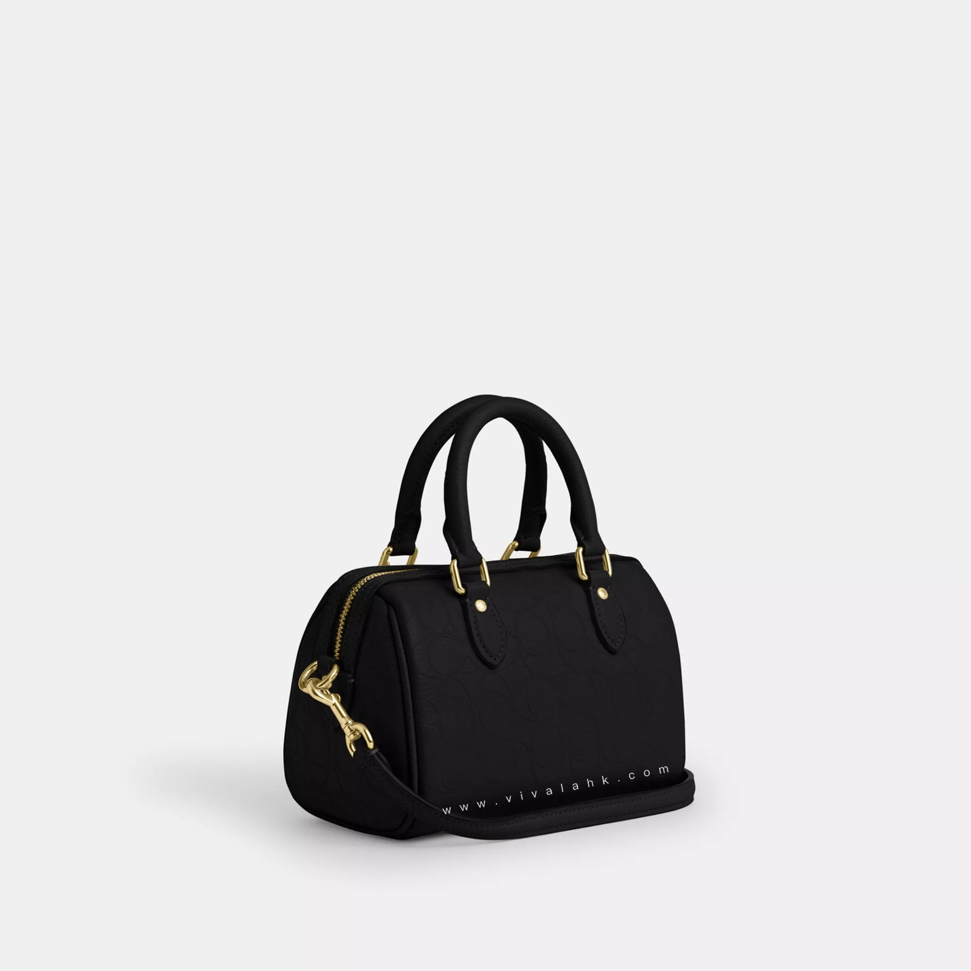 Coach - Mini Rowan 手提+斜孭多用袋 (C字壓紋牛皮) (CCF28)