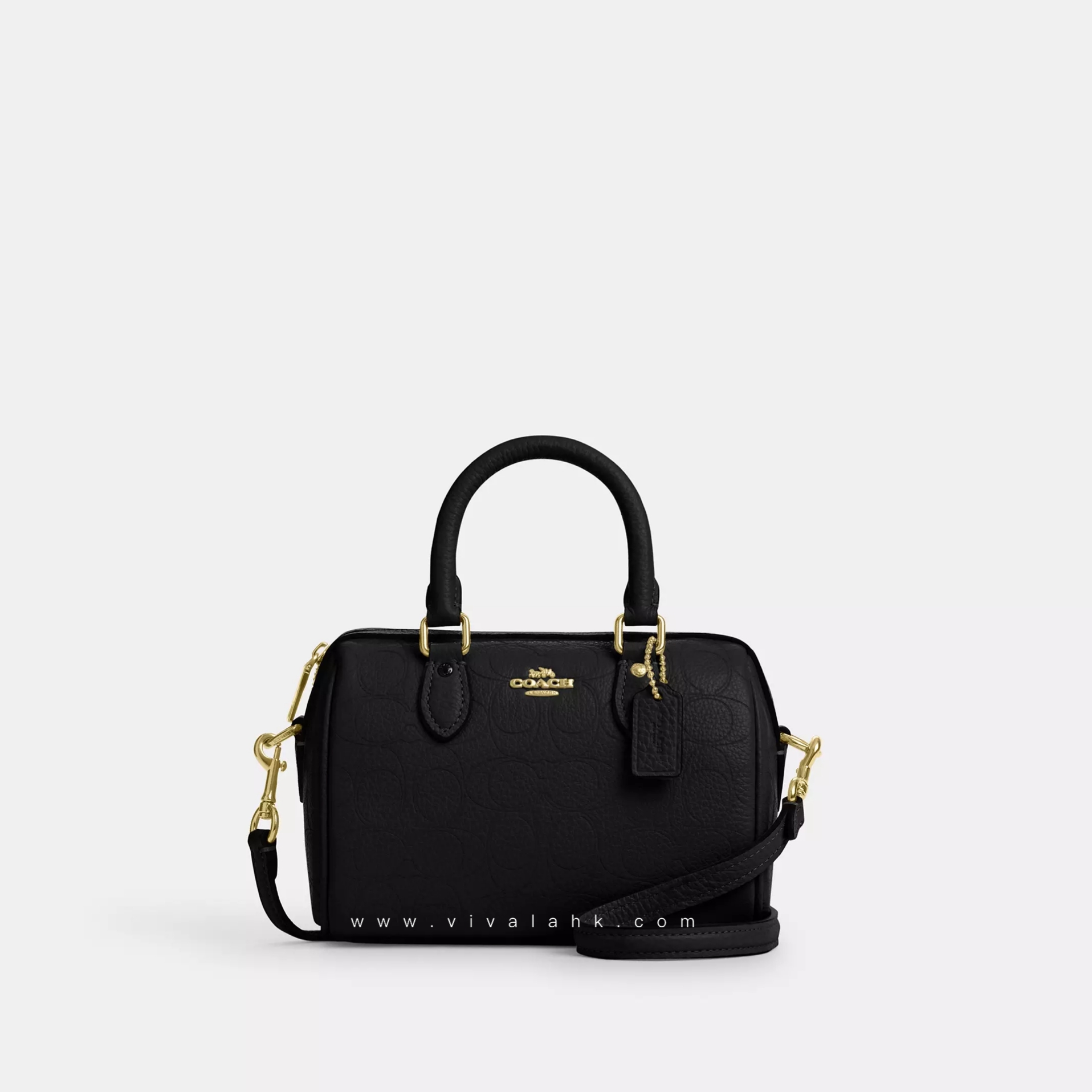 Coach - Mini Rowan 手提+斜孭多用袋 (C字壓紋牛皮) (CCF28)