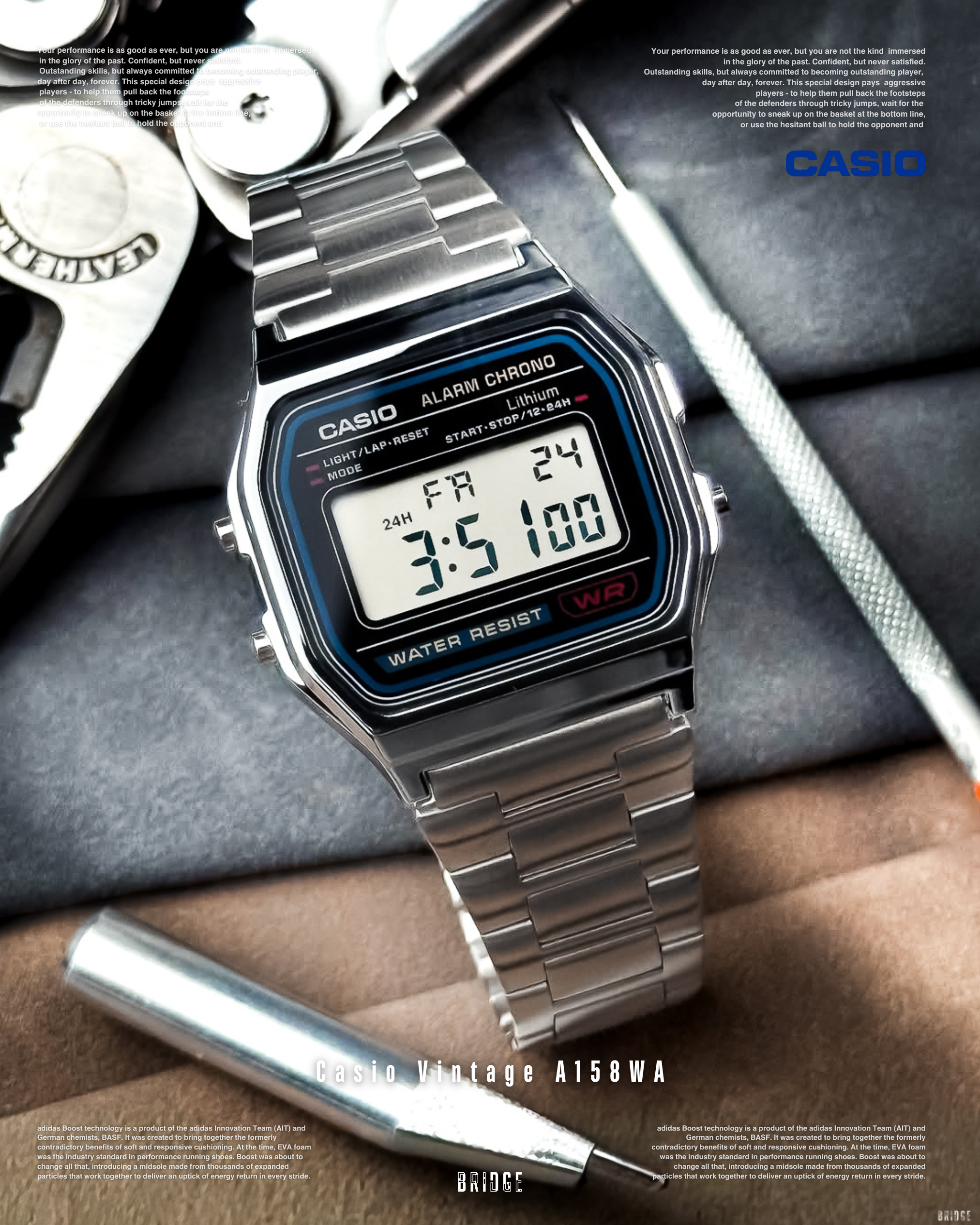 『 穿搭神錶 千元有找！！！ 』Casio Vintage Watch Sliver 銀