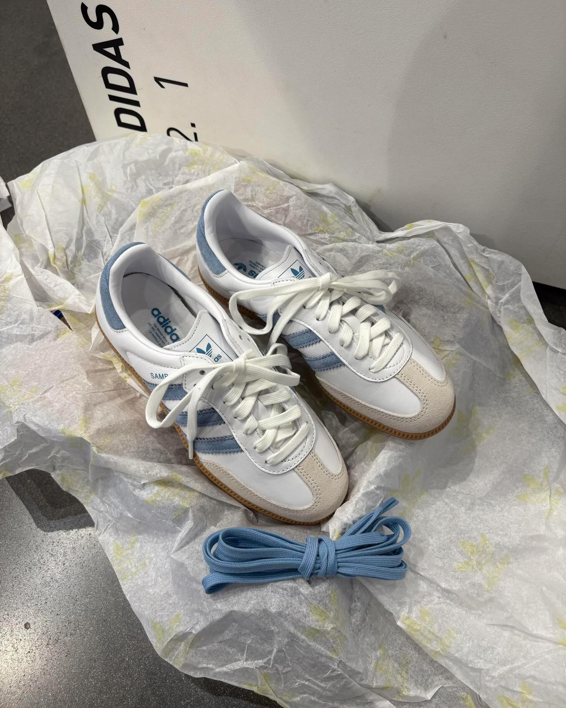 (預訂) Adidas Samba OG - Baby Blue White