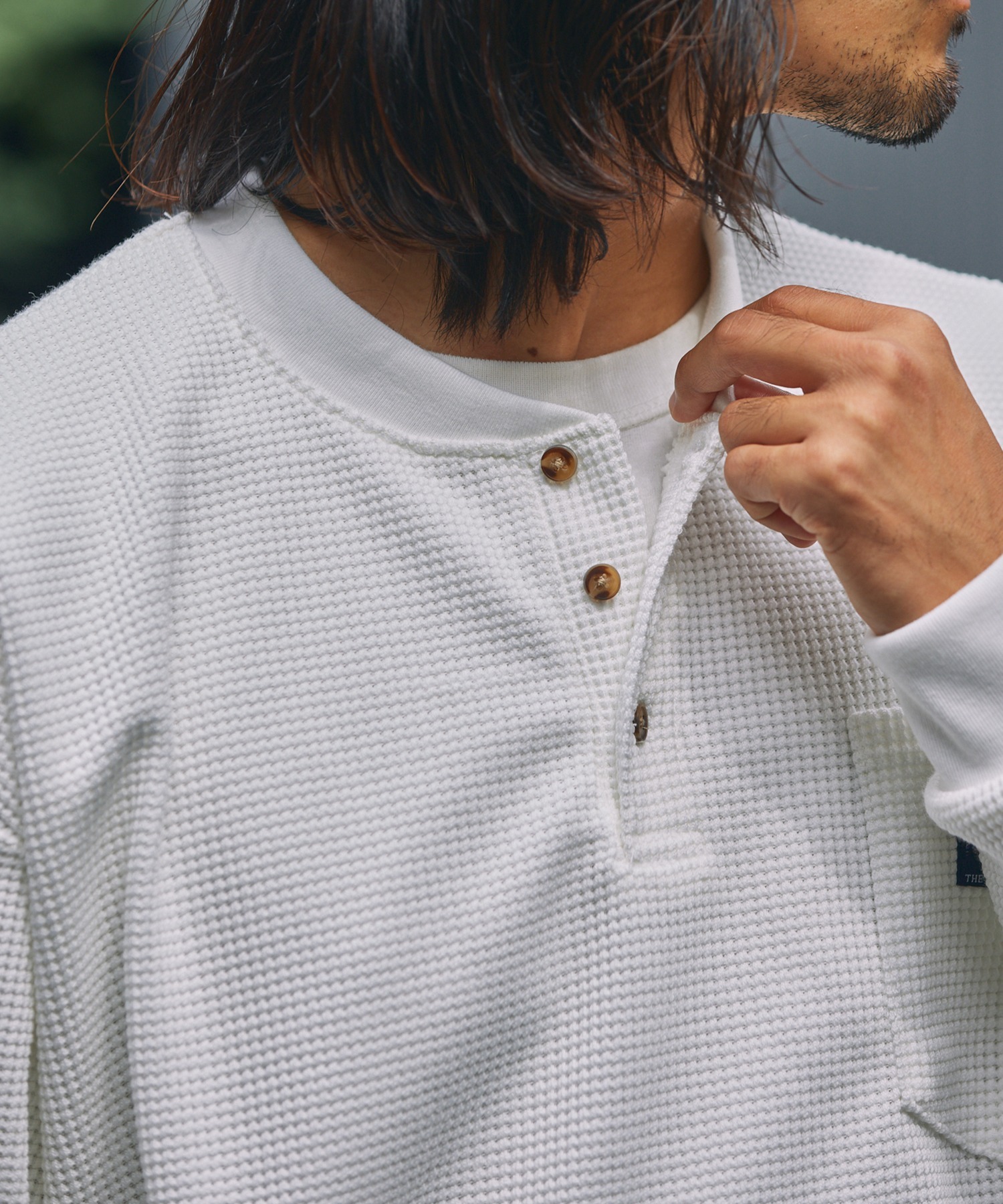 🇯🇵The craft crew 重磅華夫格亨利領長袖 TCCP ls890