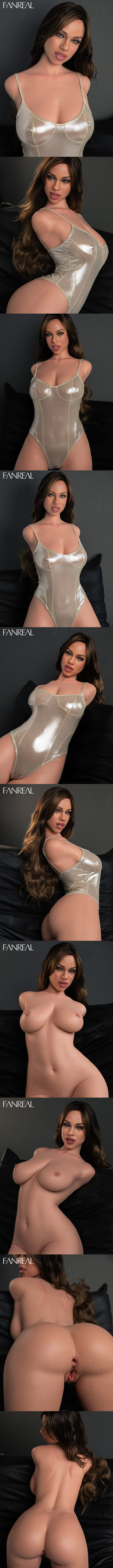 FANREAL T111cm皮紋半身 F胸 Maddy 深膚 擬真矽膠娃娃 凡瑞 silicone sex doll torso