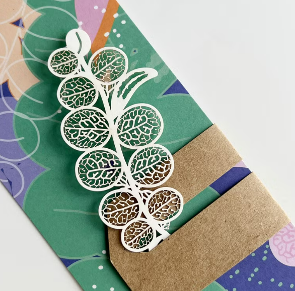 蕨類標本紙雕 伏石蕨 紙雕書籤｜只有蕨Fern Only 臺灣