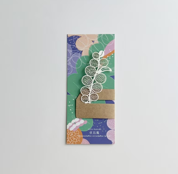 蕨類標本紙雕 伏石蕨 紙雕書籤｜只有蕨Fern Only 臺灣