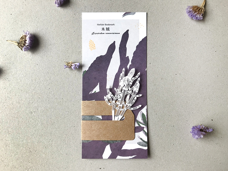 蕨類標本紙雕 木賊 紙雕書籤｜只有蕨Fern Only 臺灣