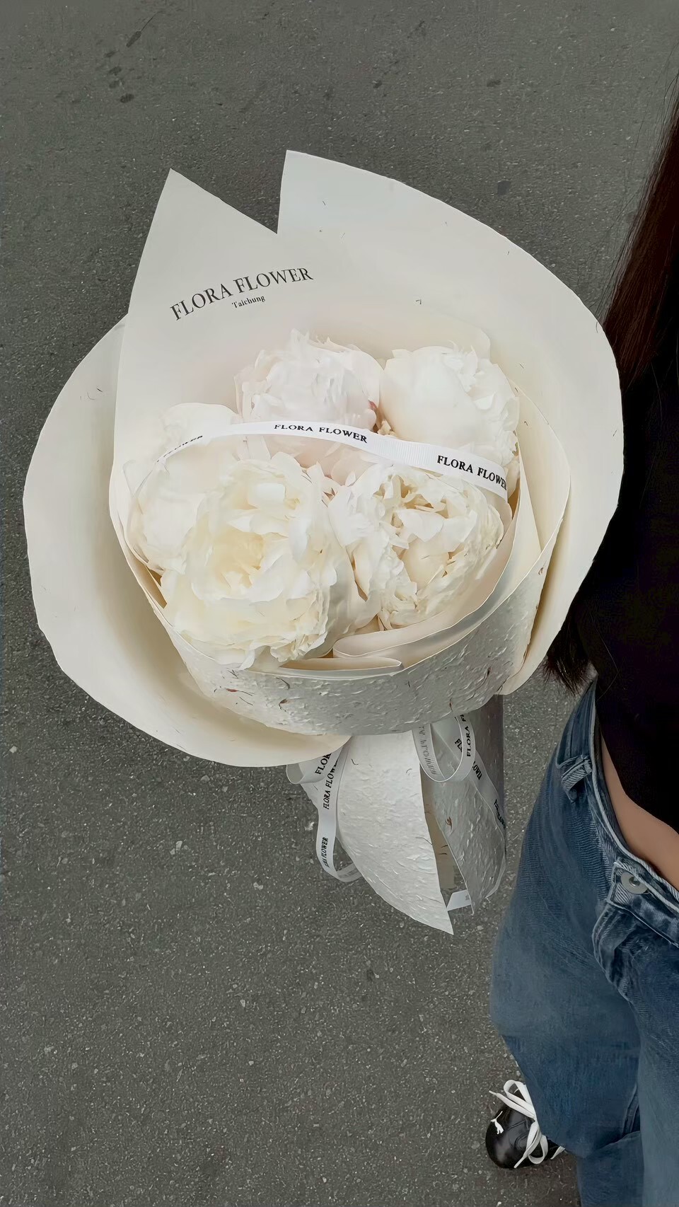 純白芍藥 鮮花束