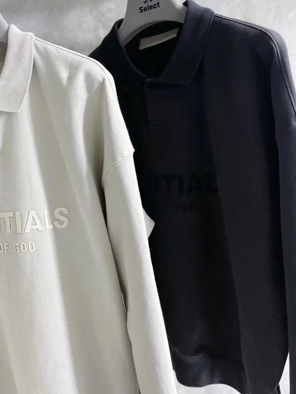 FOG Essentials 童款 正面 植絨字體Logo Polo 長袖