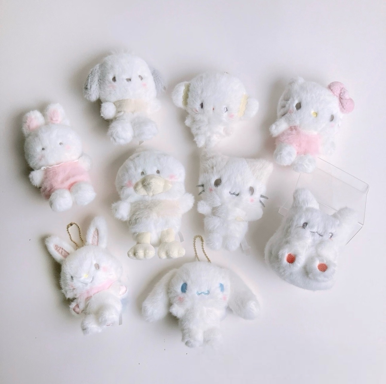 SANRIO 三麗鷗 蓬鬆雲朵系列 吊飾 絨毛玩具 日本代購