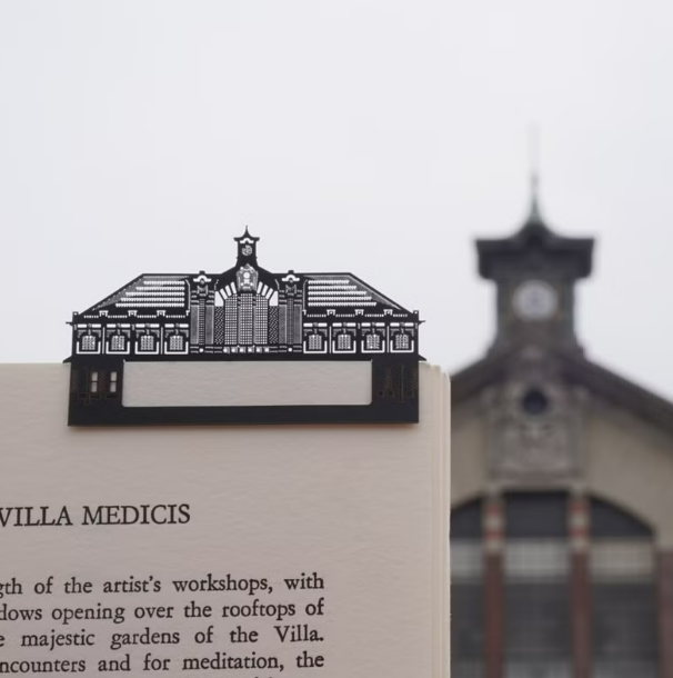 麥麥藏寶圖 台中車站 紙雕書籤｜MARK TAIWAN 臺灣