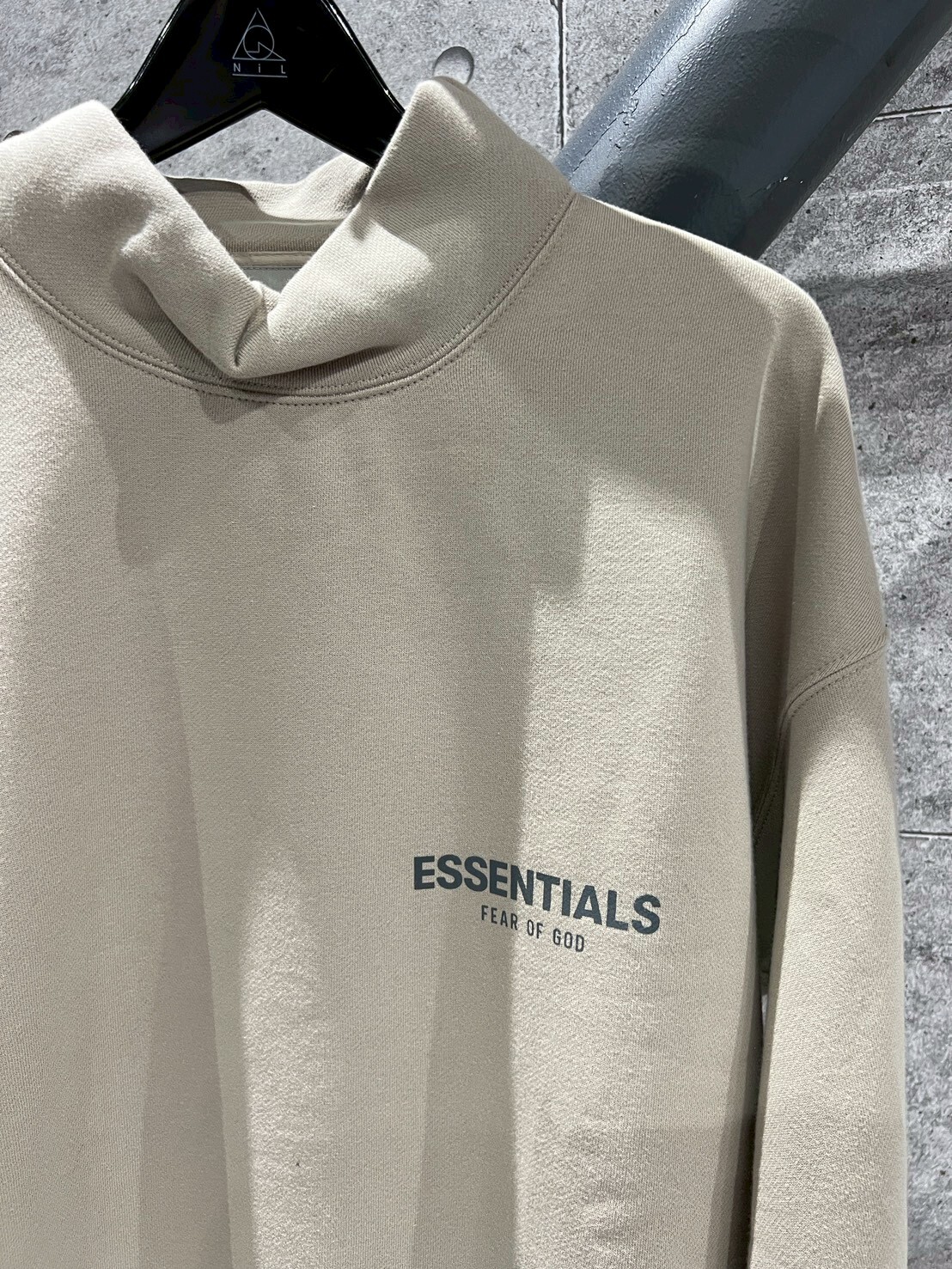 FOG Essentials 絕版 反光字體Logo 高領衛衣 長袖