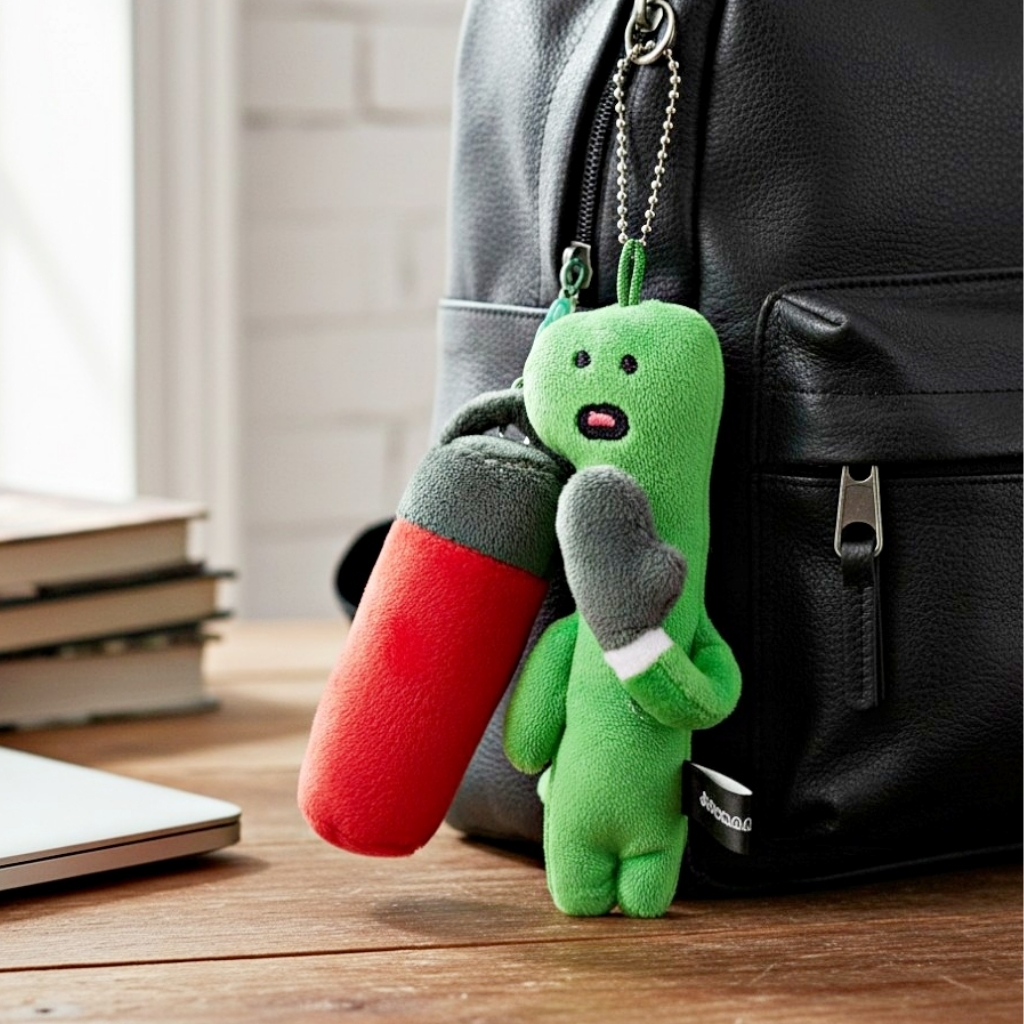 JOGUMAN 療癒系恐龍|毛絨掛件鎖匙扣 |吊飾(一拳K.O.)