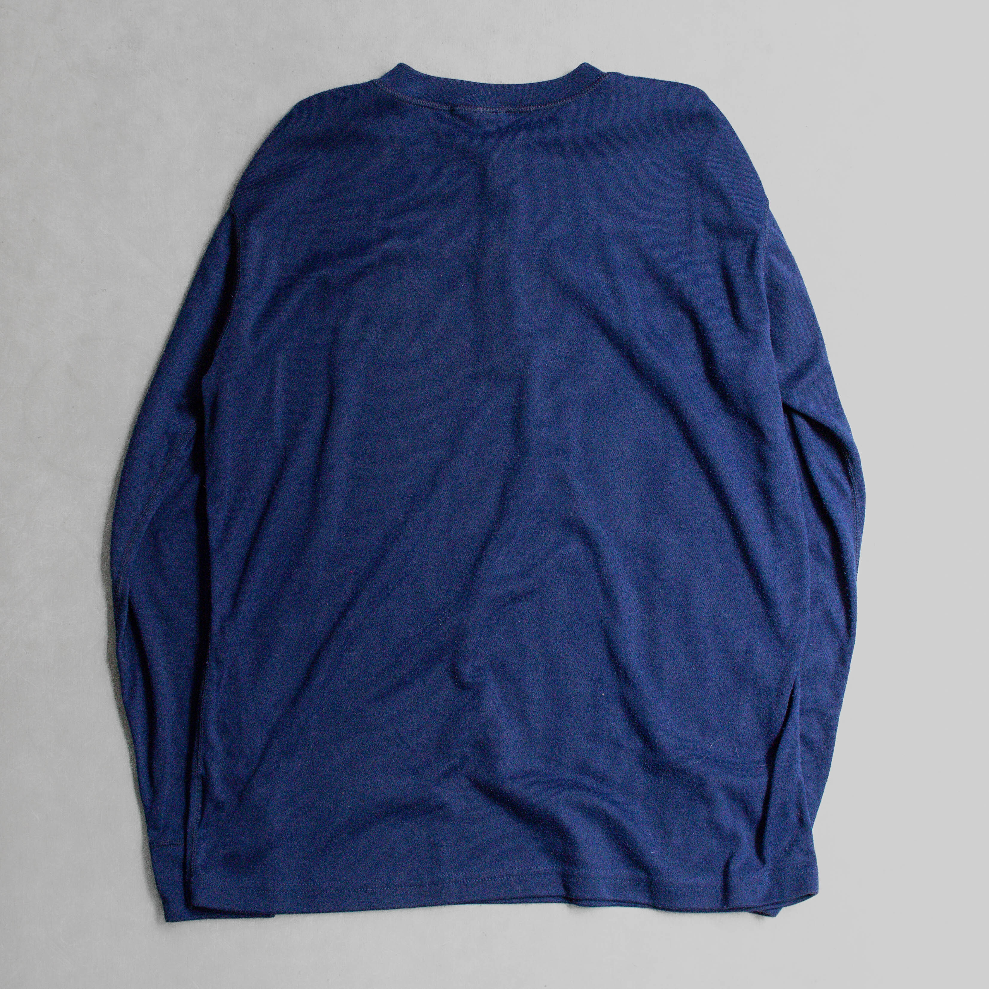 PATAGONIA CAPILENE HENLEY 美國製 深藍 按扣 亨利領 長袖 上衣 B