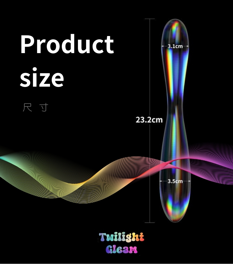 Twilight Gleam  玻璃按摩棒 玻璃肛塞