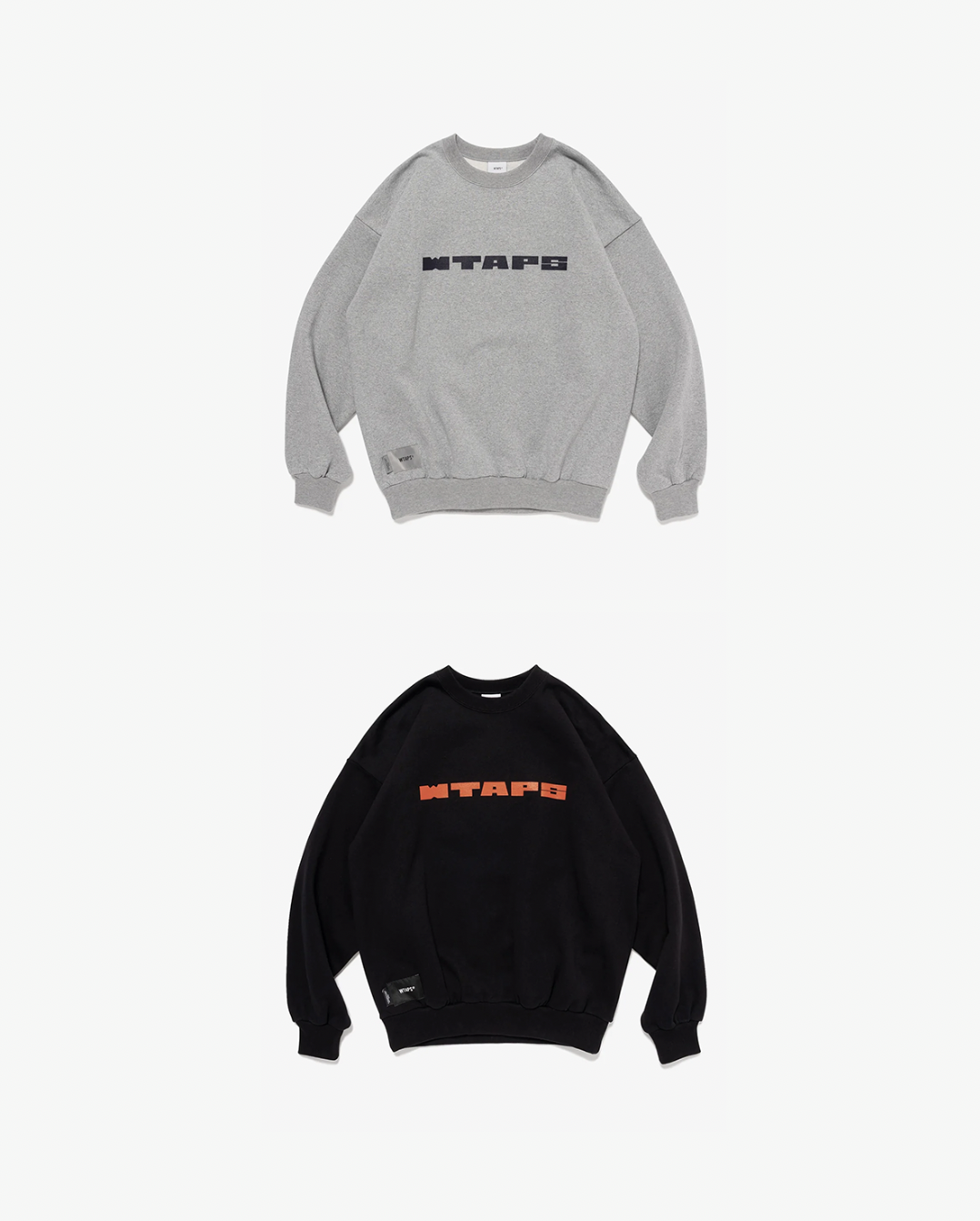 [現貨] WTAPS FW25 BRICK / SWEATER / COTTON | (BLACK / GRAY)