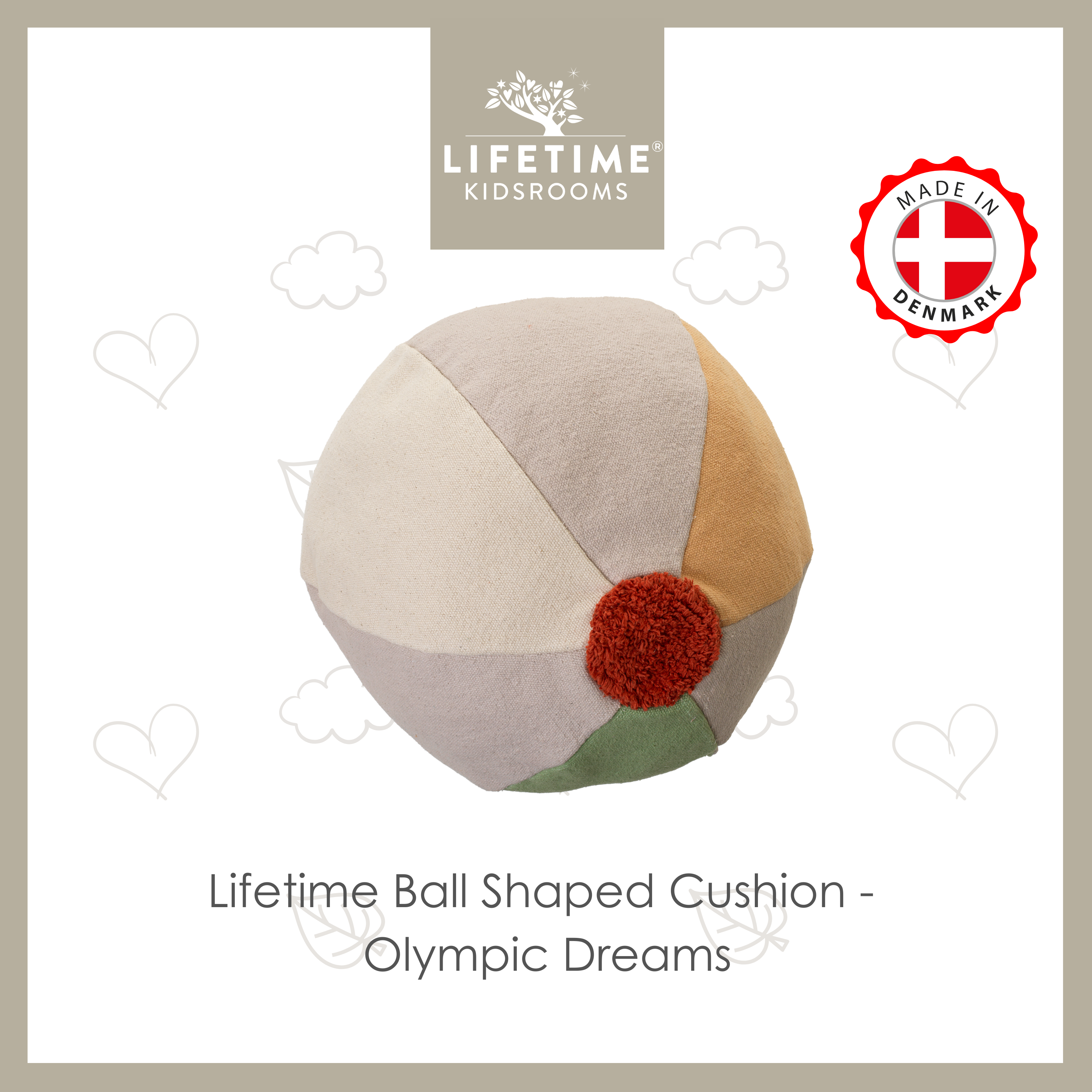 Lifetime Ball Shaped Cushion - Olympic Dreams