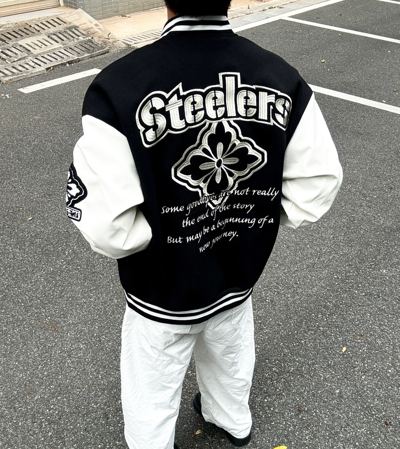 Kawasaki川崎 Clean Fit Jacket美式復古刺繡棒球外套 兩色