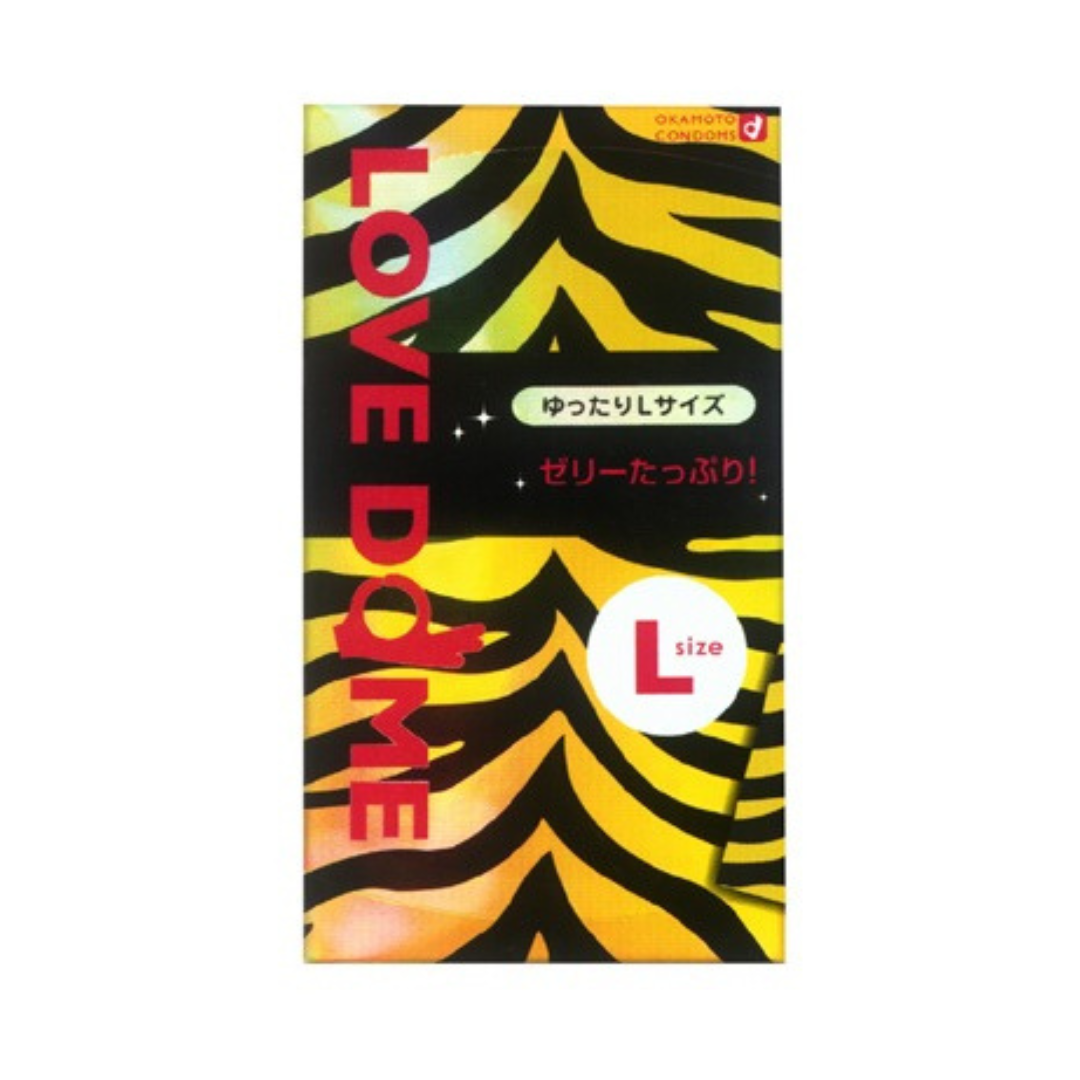 Okamoto 岡本 Love Dome 12片裝 老虎 大碼 乳膠安全套 (日本版)