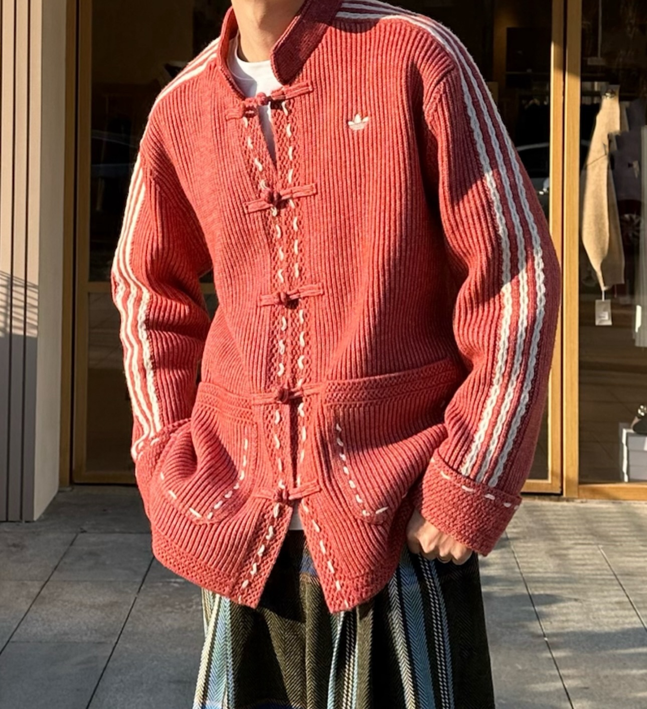 ADIDAS ORIGINALS KNIT JACKET CNY 新中式針織外套 兩色
