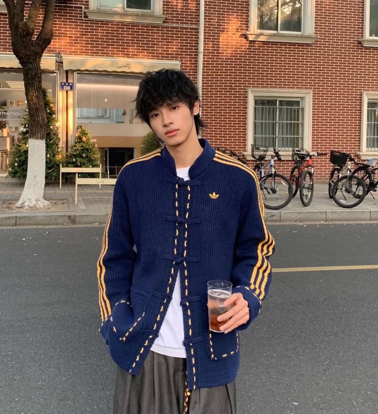ADIDAS ORIGINALS KNIT JACKET CNY 新中式針織外套 兩色