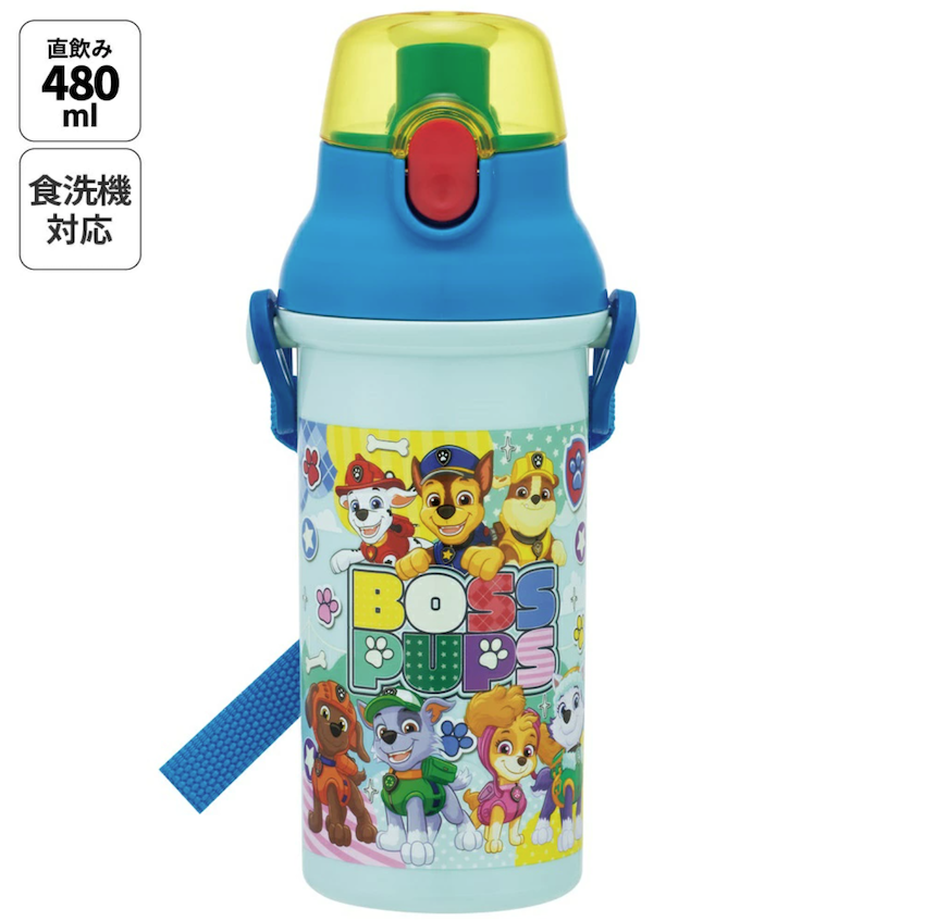 日本製 2026 新版 Skater 直飲水壺 (附肩帶) - Paw Patrol