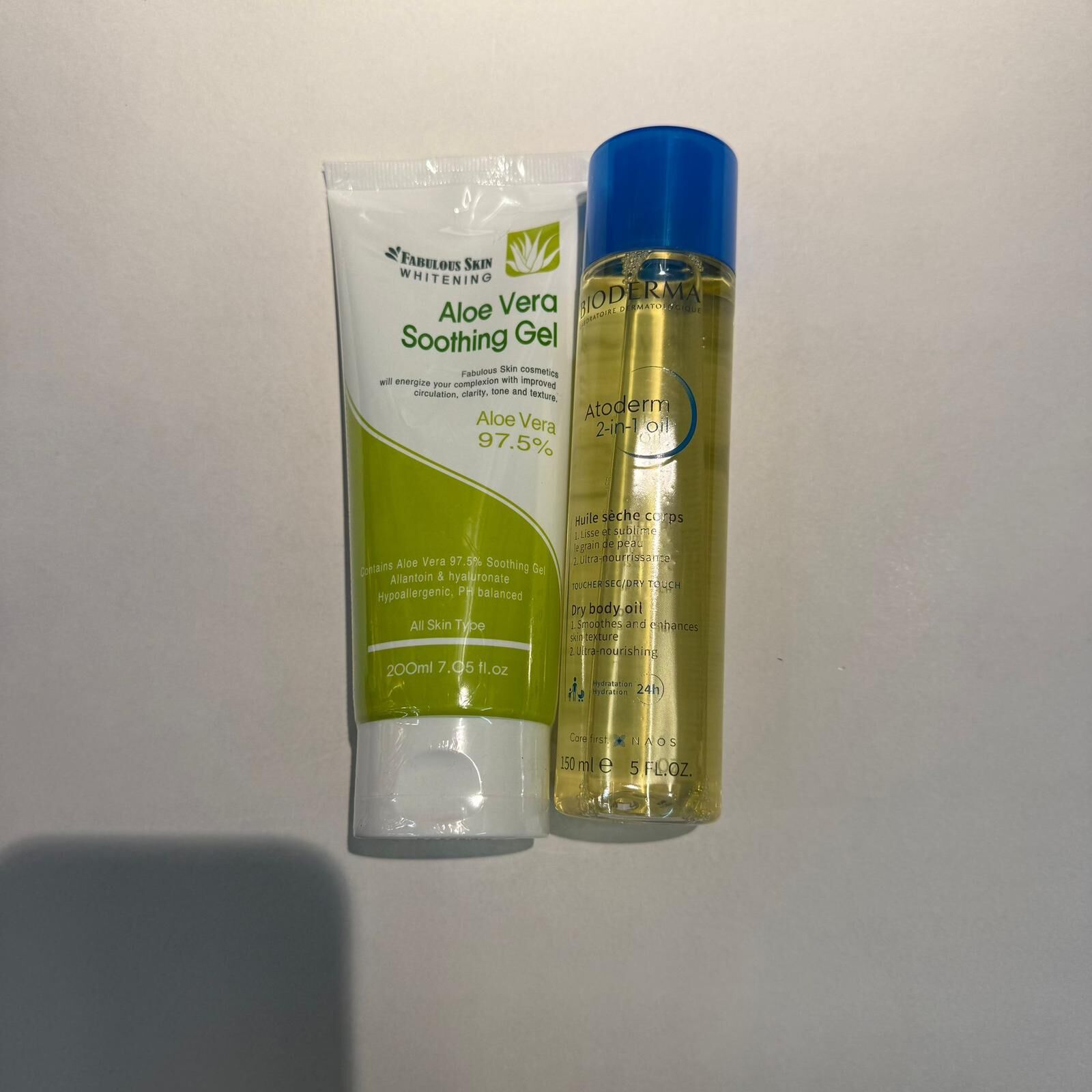 關鍵字YE33-Fabulous Skin Aloe Vera Soothing Gel 200ml+Bioderma Dry Body Oil 150ml $148