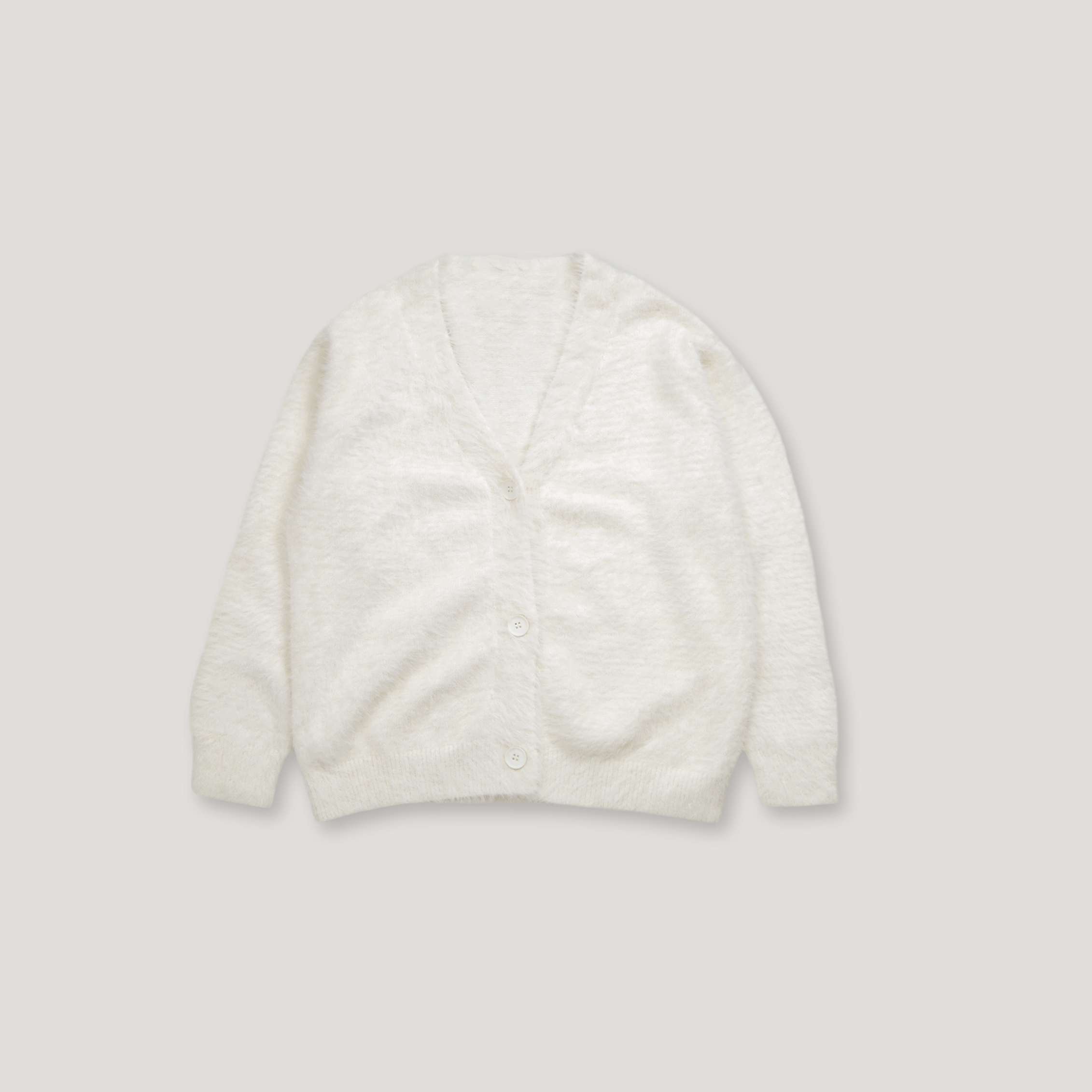 J.P.L. V領馬海毛開襟外套 ╭ 2色 ╮