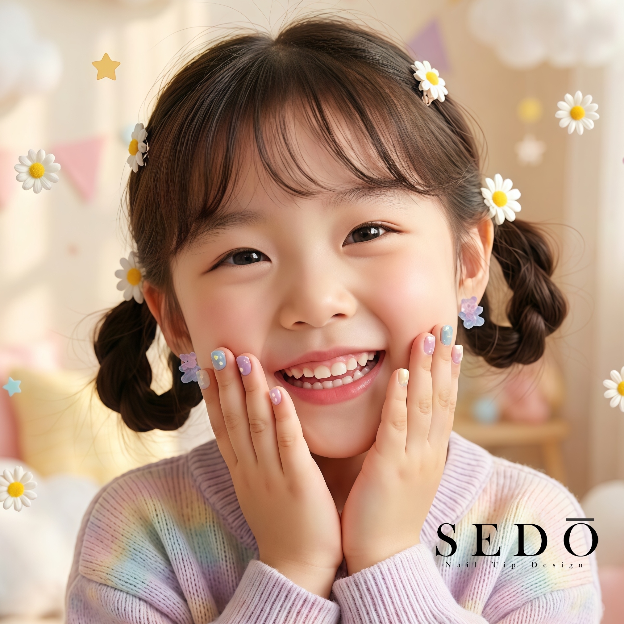 ■兒童甲■​馬卡龍熊熊(附耳夾)