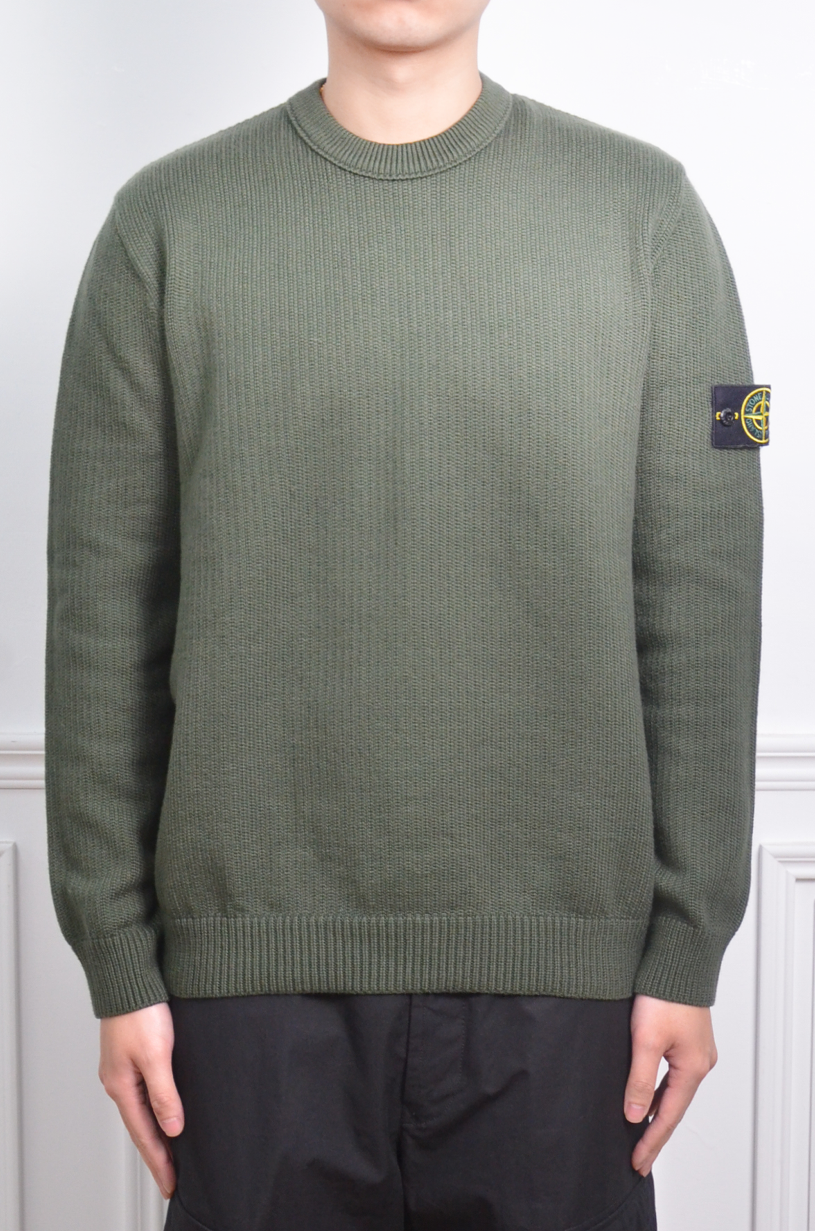 Stone Island 針織毛衣 白-綠-藍 三色【K2S155100049S00A2】