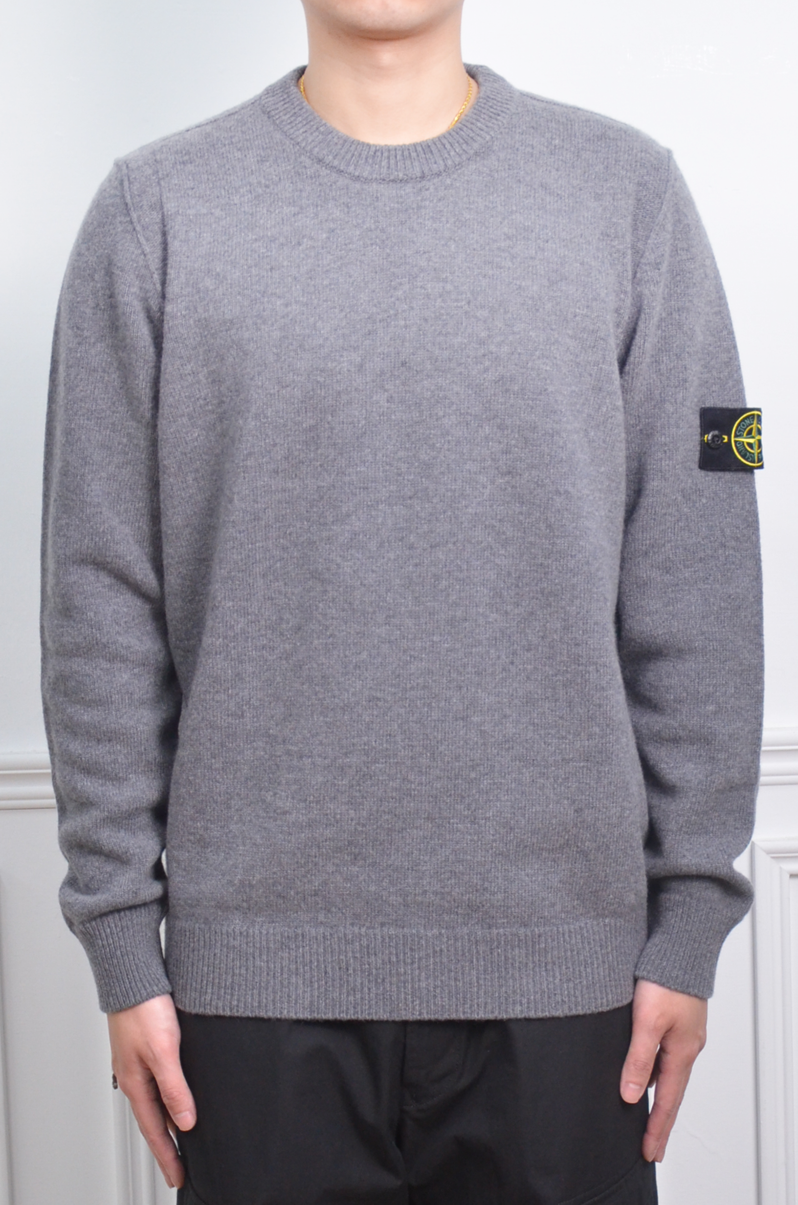 Stone Island 圓領針織毛衣-灰綠藍三色【K2S155100072S00A3】