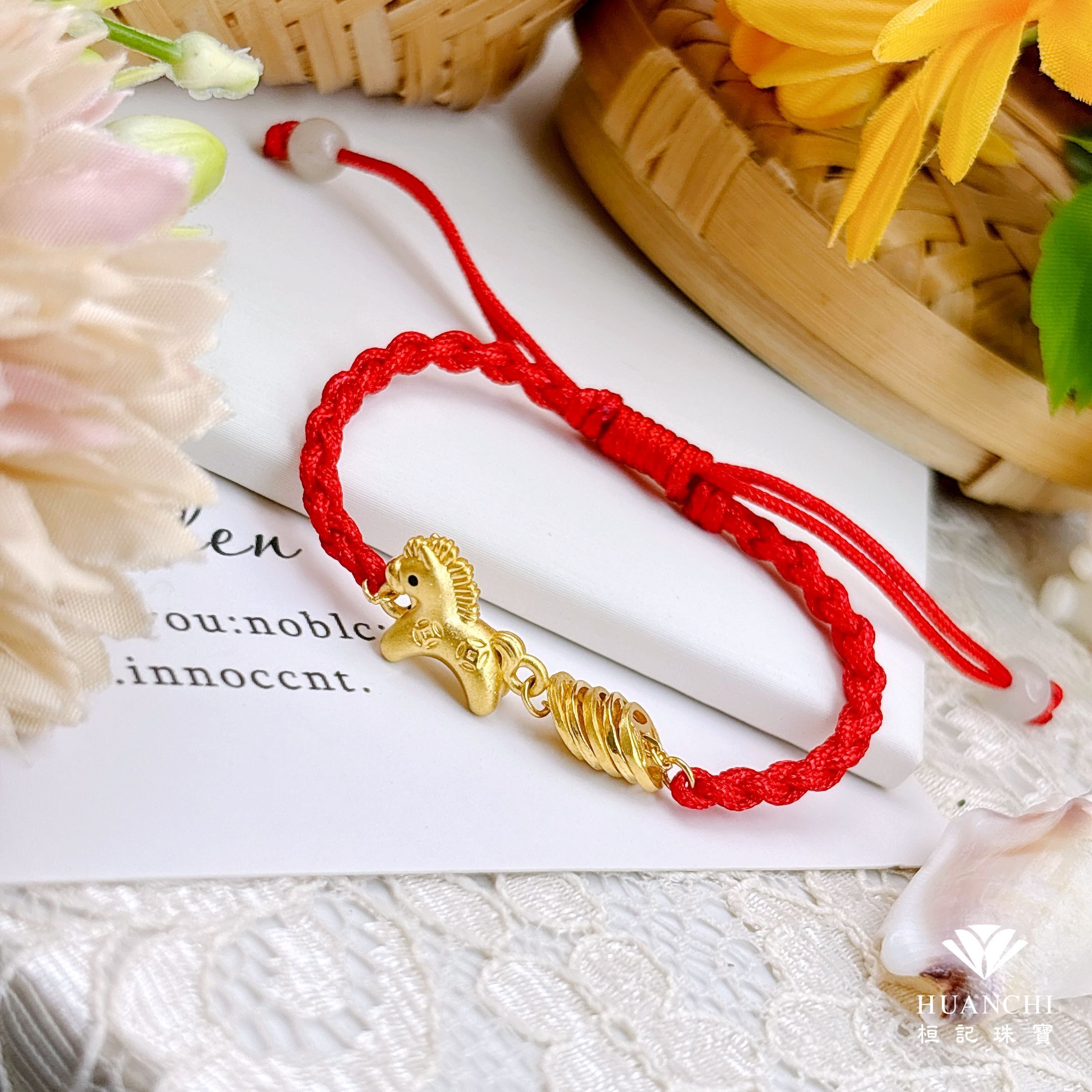 馬載而歸金五錢 編織金手鍊