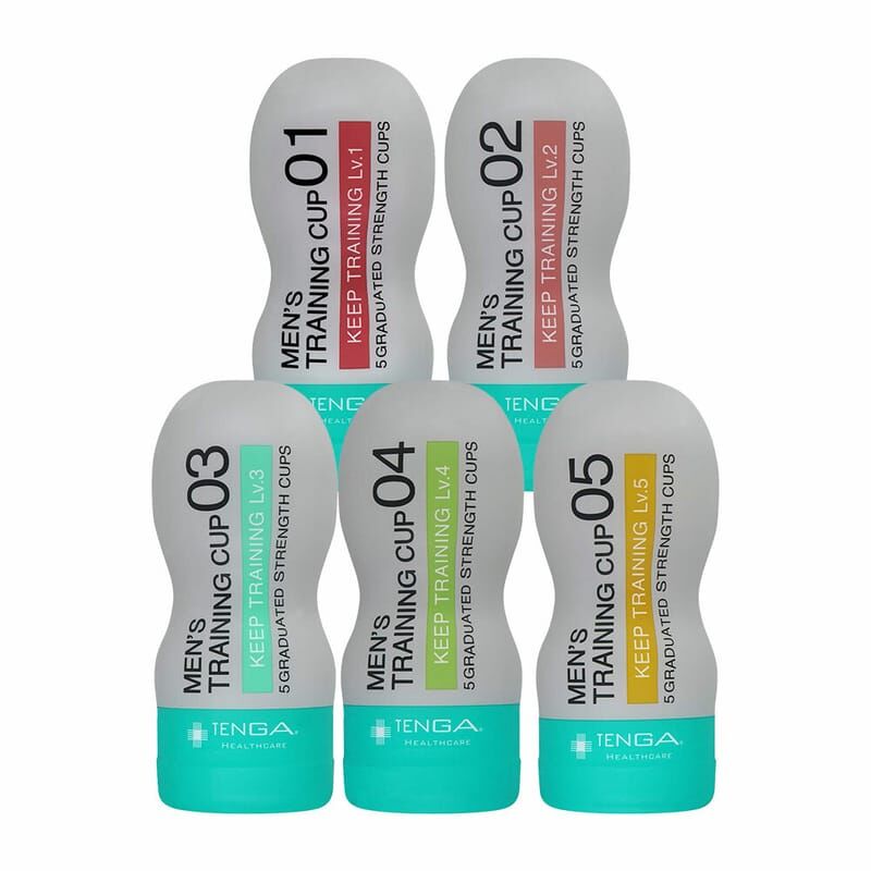 TENGA Men's Training Cup Long-lasting Training Pleasure Control Aircraft Cup Set