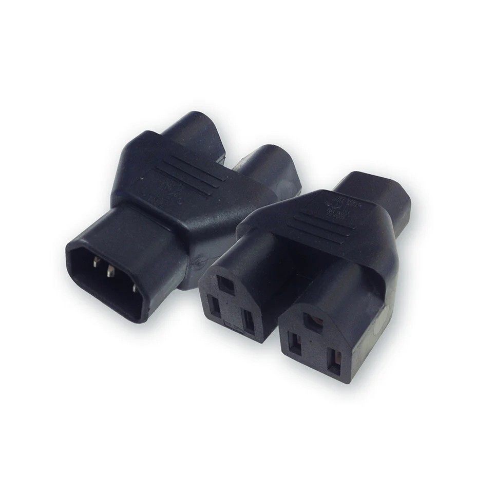 WireWorld IEC Dual Socket Power Cord Adapter