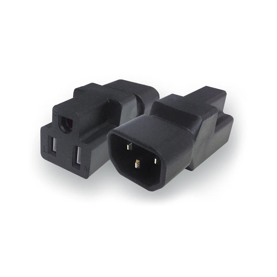 WireWorld IEC Single Socket Power Cord Adapter