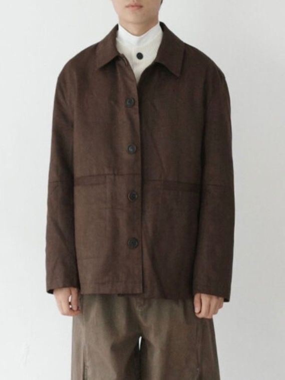 反領開胸外套 MALENKII-182JK