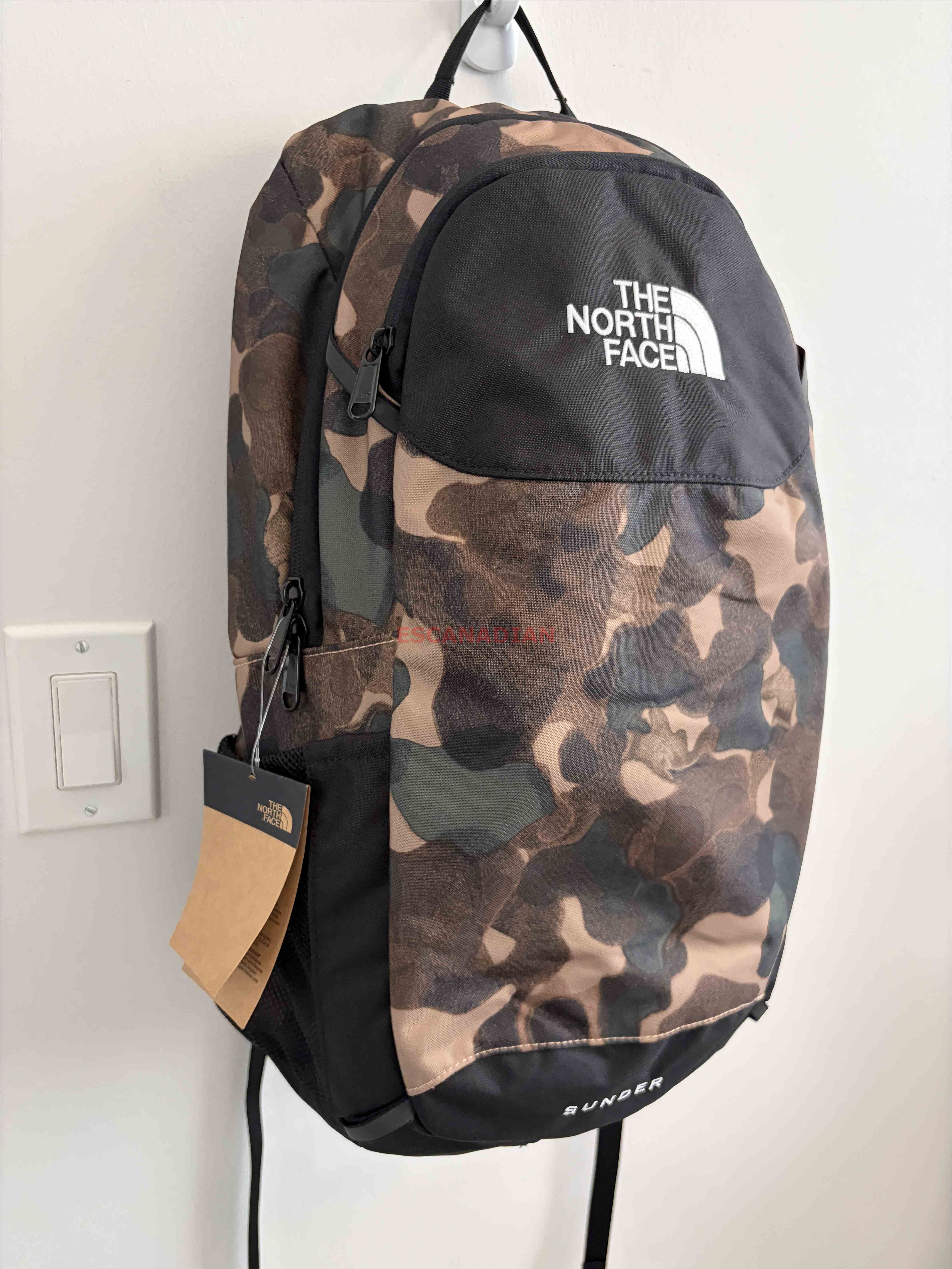THE NORTH FACE SUNDER系列 (30L) 大人 迷彩 電繡LOGO 多功能 後背包