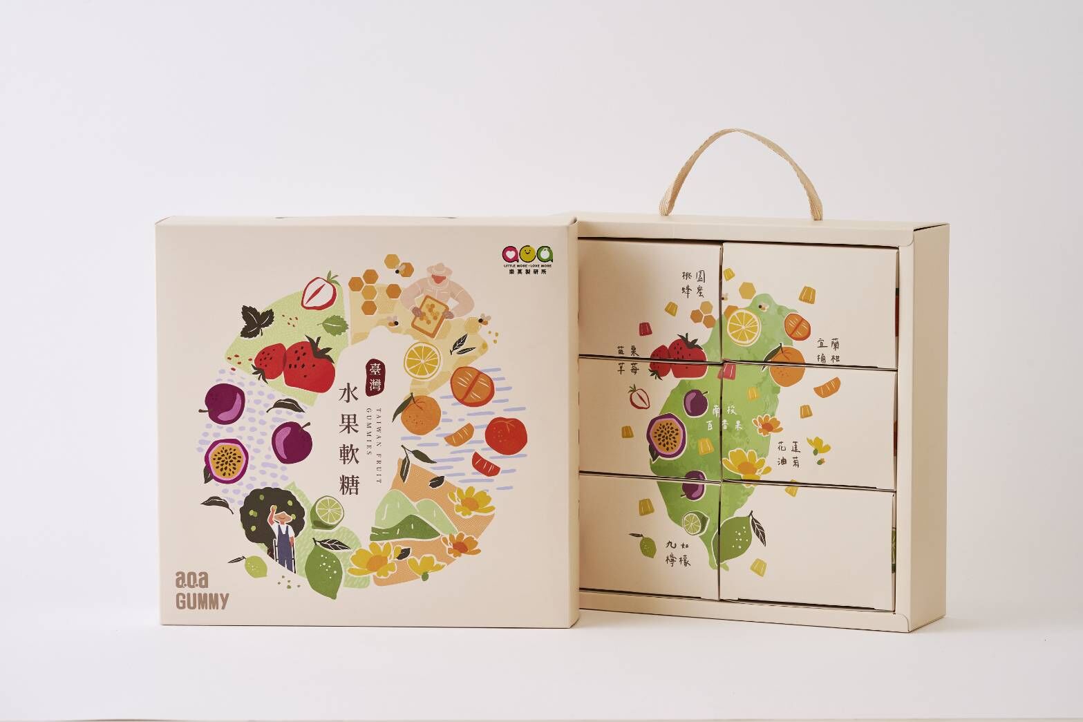 【80盒年節限量】a.o.a 臺灣地圖軟糖禮盒