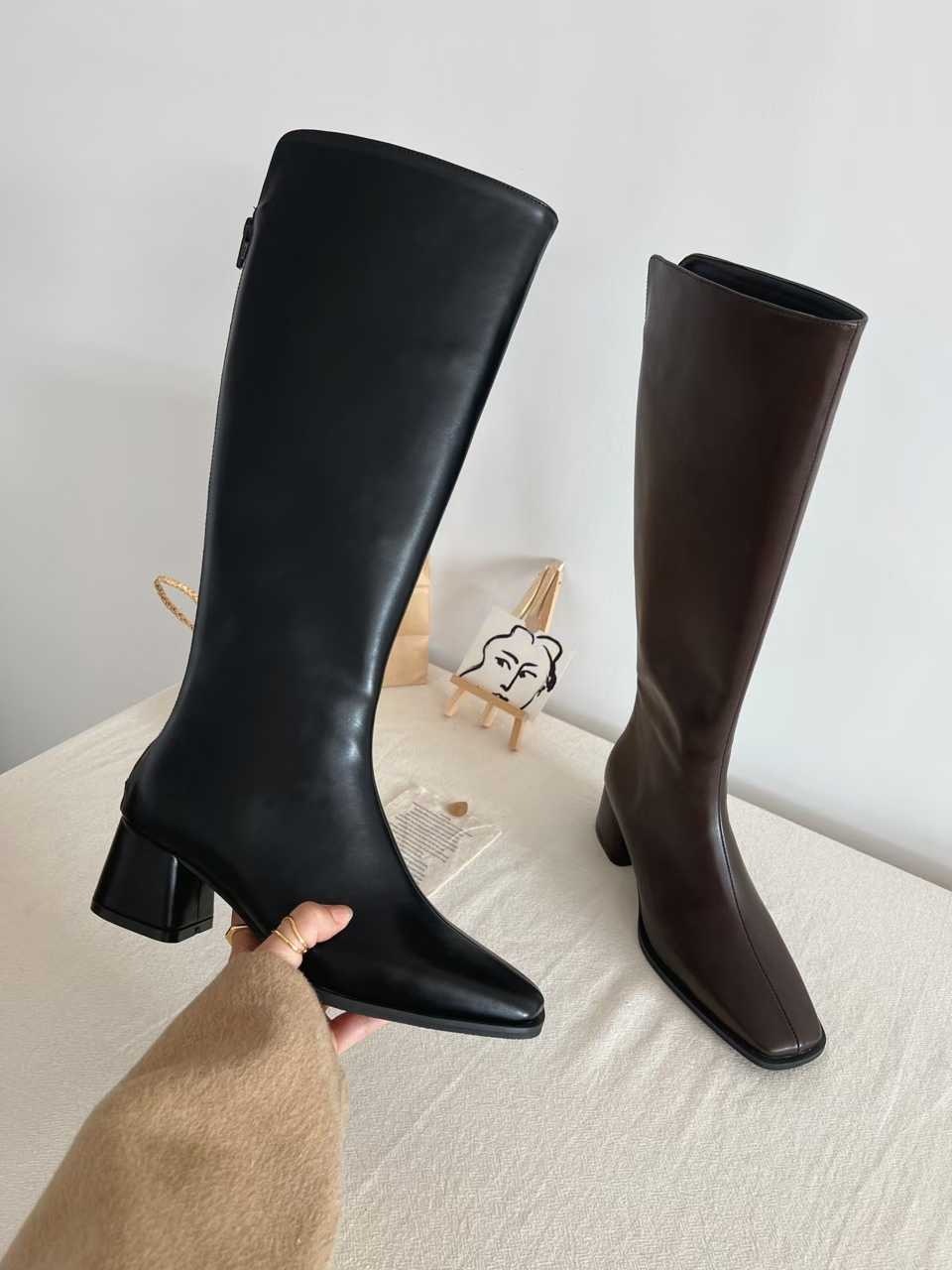sketch in love｜Square Mon chéri Long Boots 修身長Boots [2 colors]