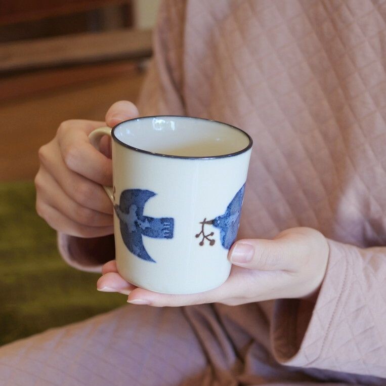 日本製復古花園馬克杯