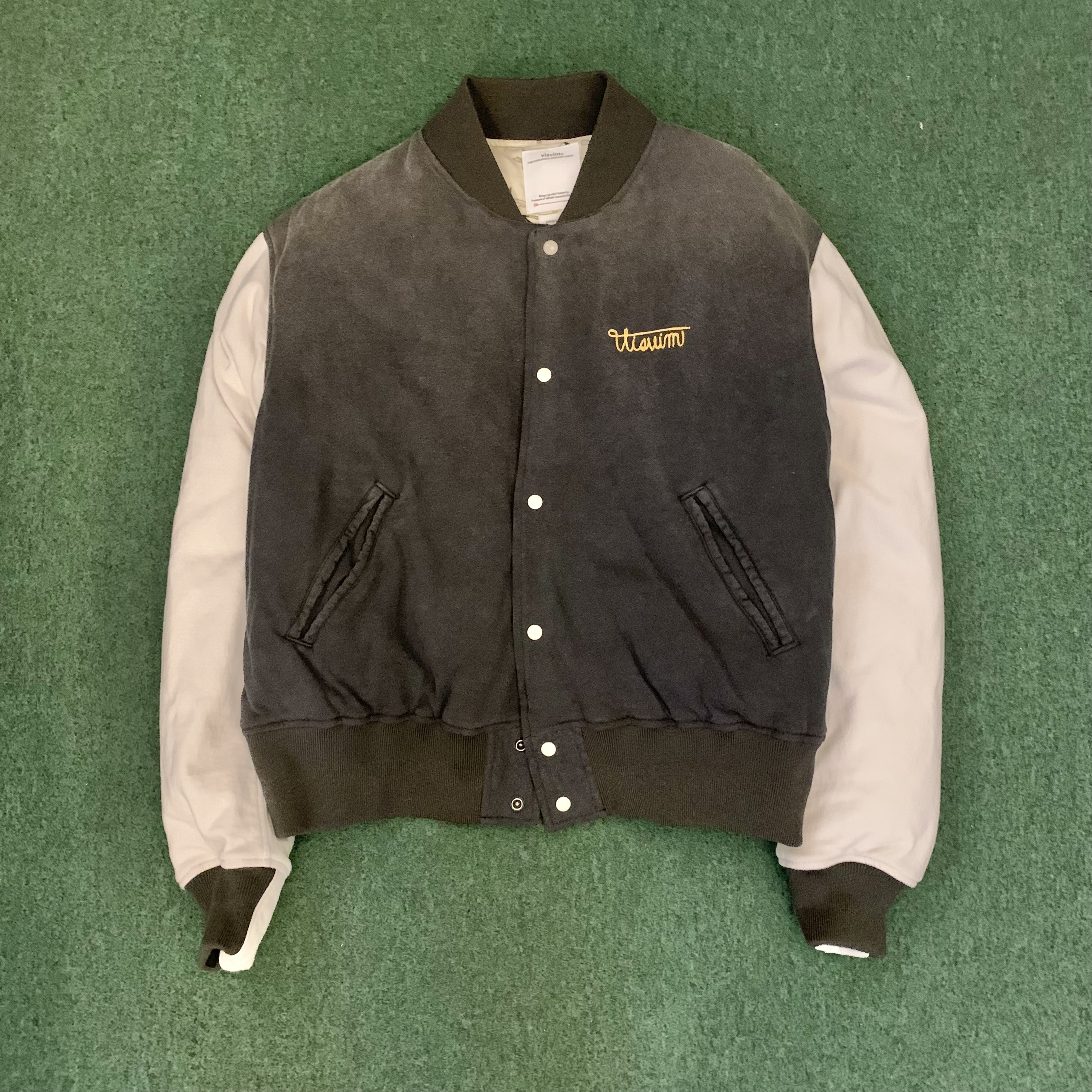 VISVIM 2026 S/S VARSITY ERA DOWN JKT *OVERSEAS EXCLUSIVE - BLACK SIZE 3