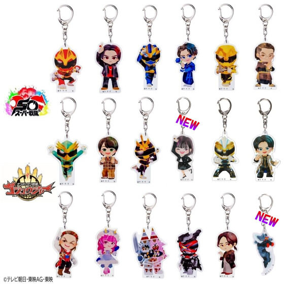 245418 Pbandai 預訂 2026/3月 ナンバーワン戦隊ゴジュウジャー　デフォルメ　アクリルチャーム【全18種】