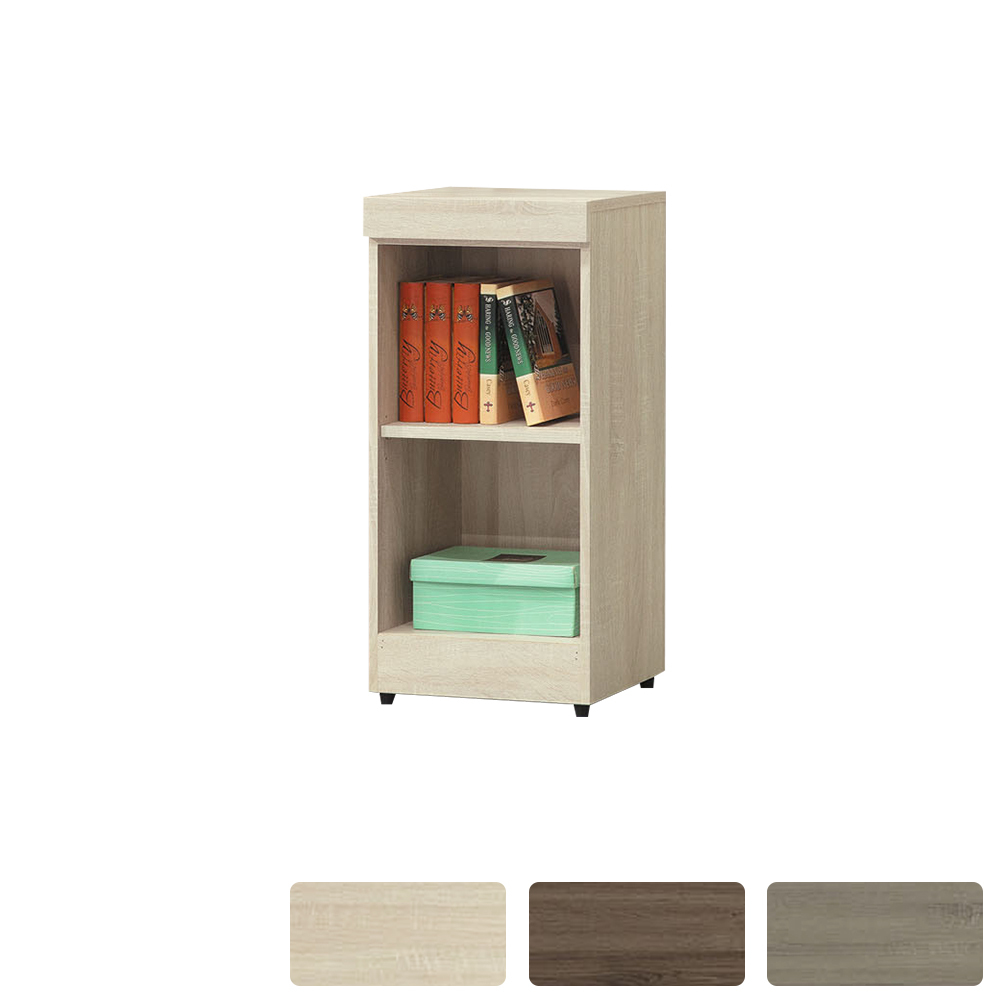 達爾思1.3尺開放式二格書櫃/二層收納櫃/展示櫃/隙縫櫃(高78cm-三色可選)