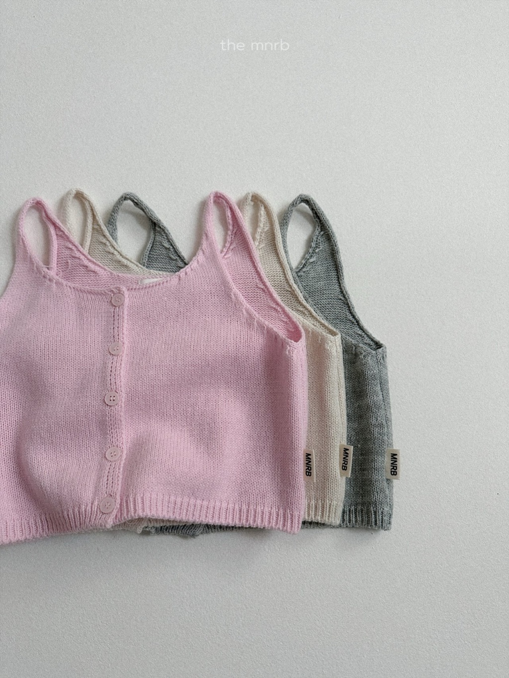 正韓春minirobe 三色針織背心罩衫