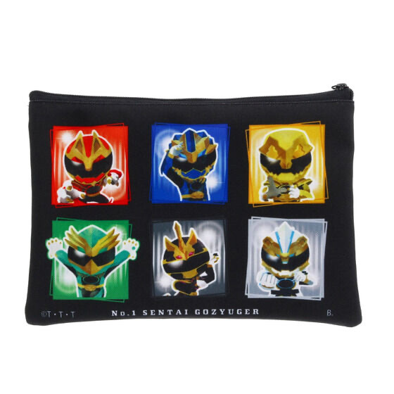 245421 Pbandai 預訂 2026/3月 ナンバーワン戦隊ゴジュウジャー　デフォルメポーチ〔NEW〕
