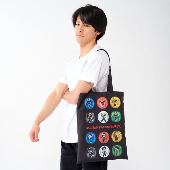 245423 Pbandai 預訂 2026/3月 ナンバーワン戦隊ゴジュウジャー　デフォルメ トートバッグ〔NEW〕